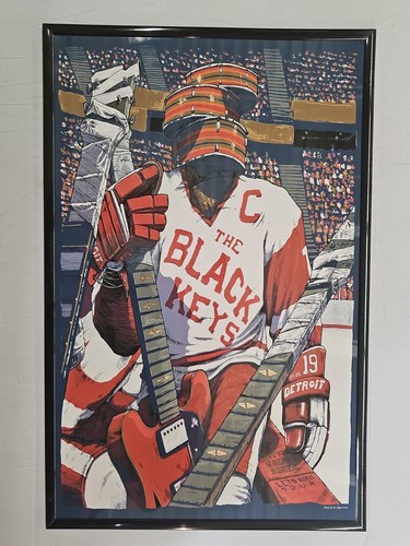 Poster concerto the black keys - black,